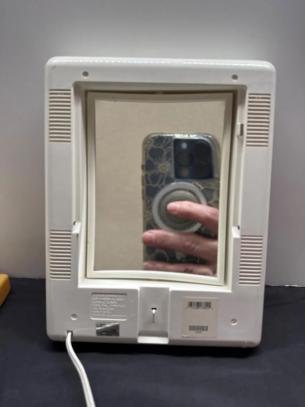 Conair Lighted Vanity Mirror Model TM8L with 4 Light Settings White Missing Stan